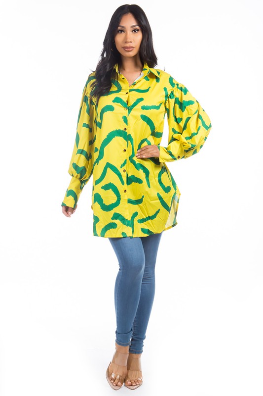 CITRUS SHIRT DRESS