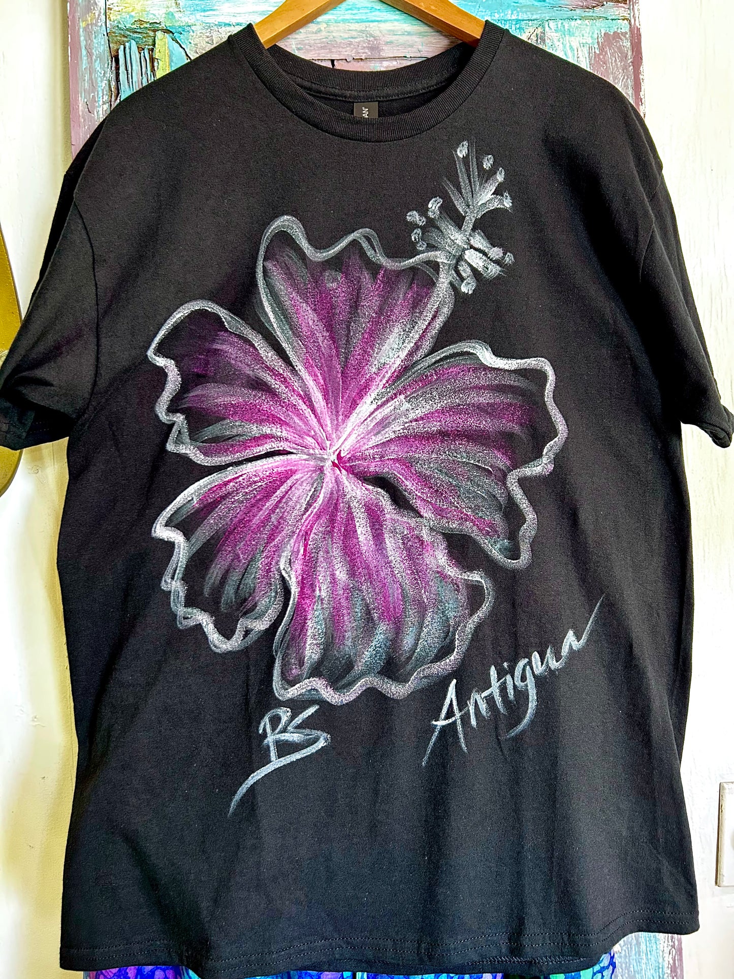 Hibiscus Painted T-Shirts