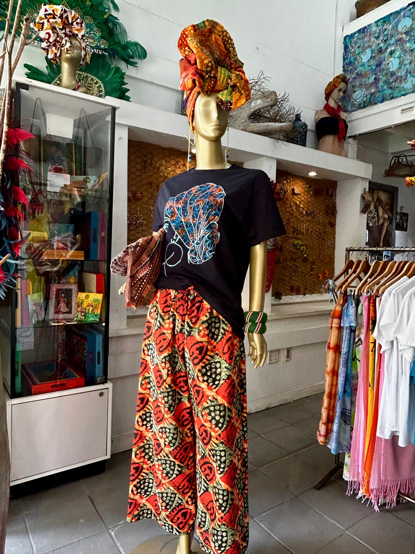 Drawstring Wide Leg Pant