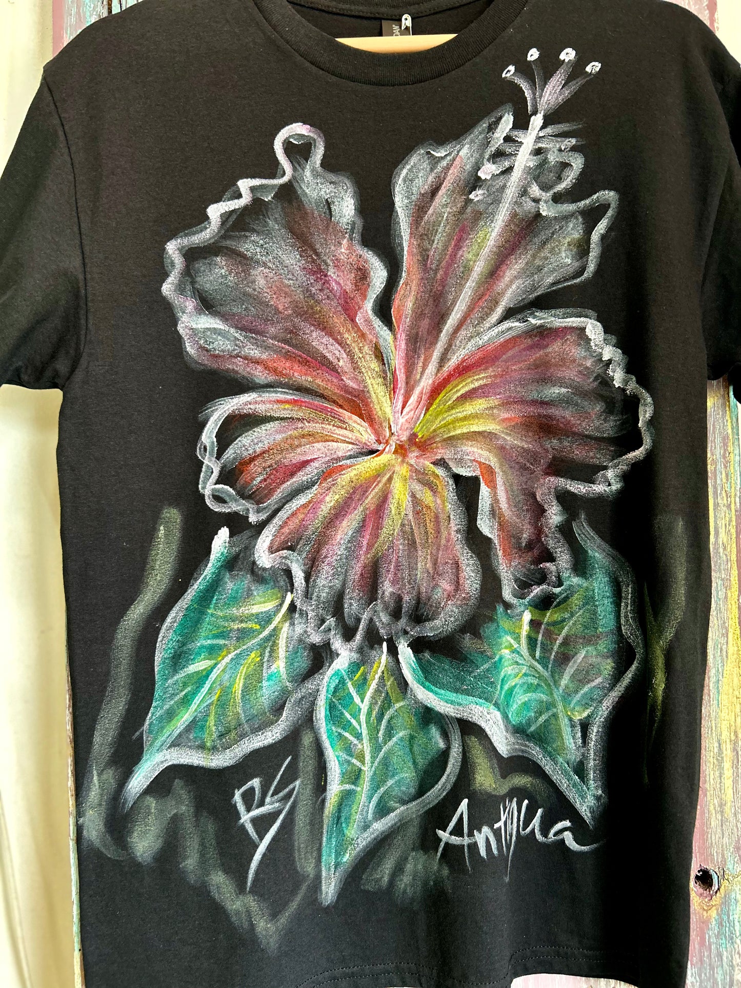 Hibiscus Painted T-Shirts