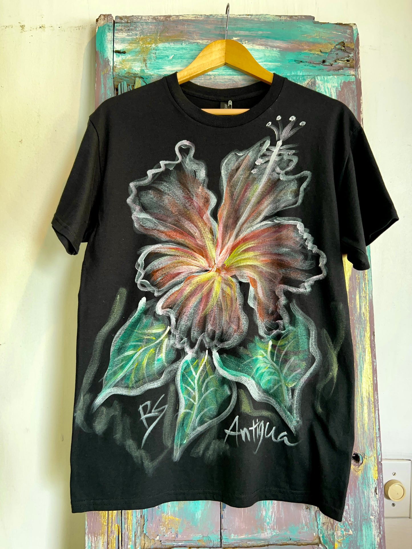 Hibiscus Painted T-Shirts