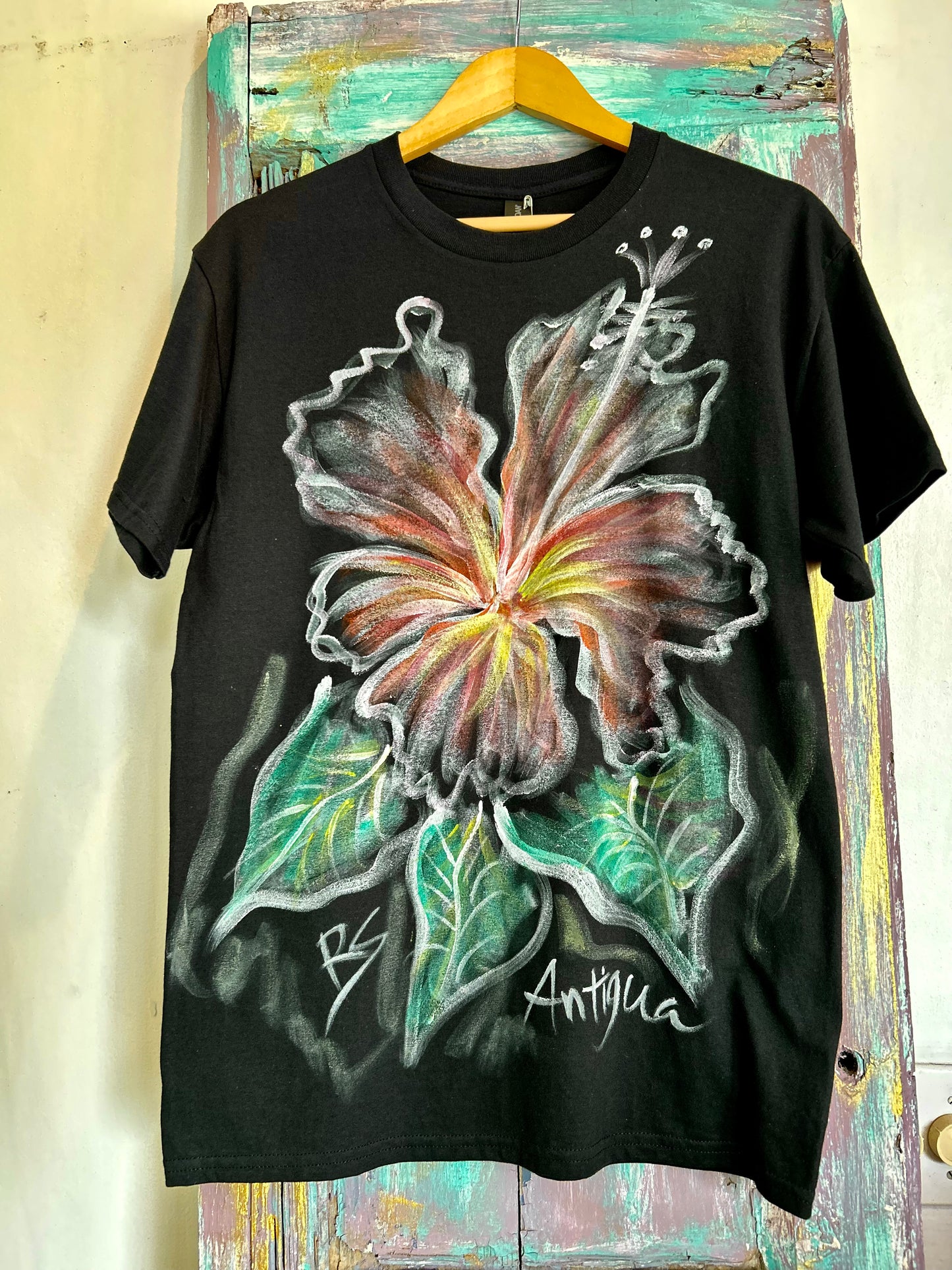 Hibiscus Painted T-Shirts