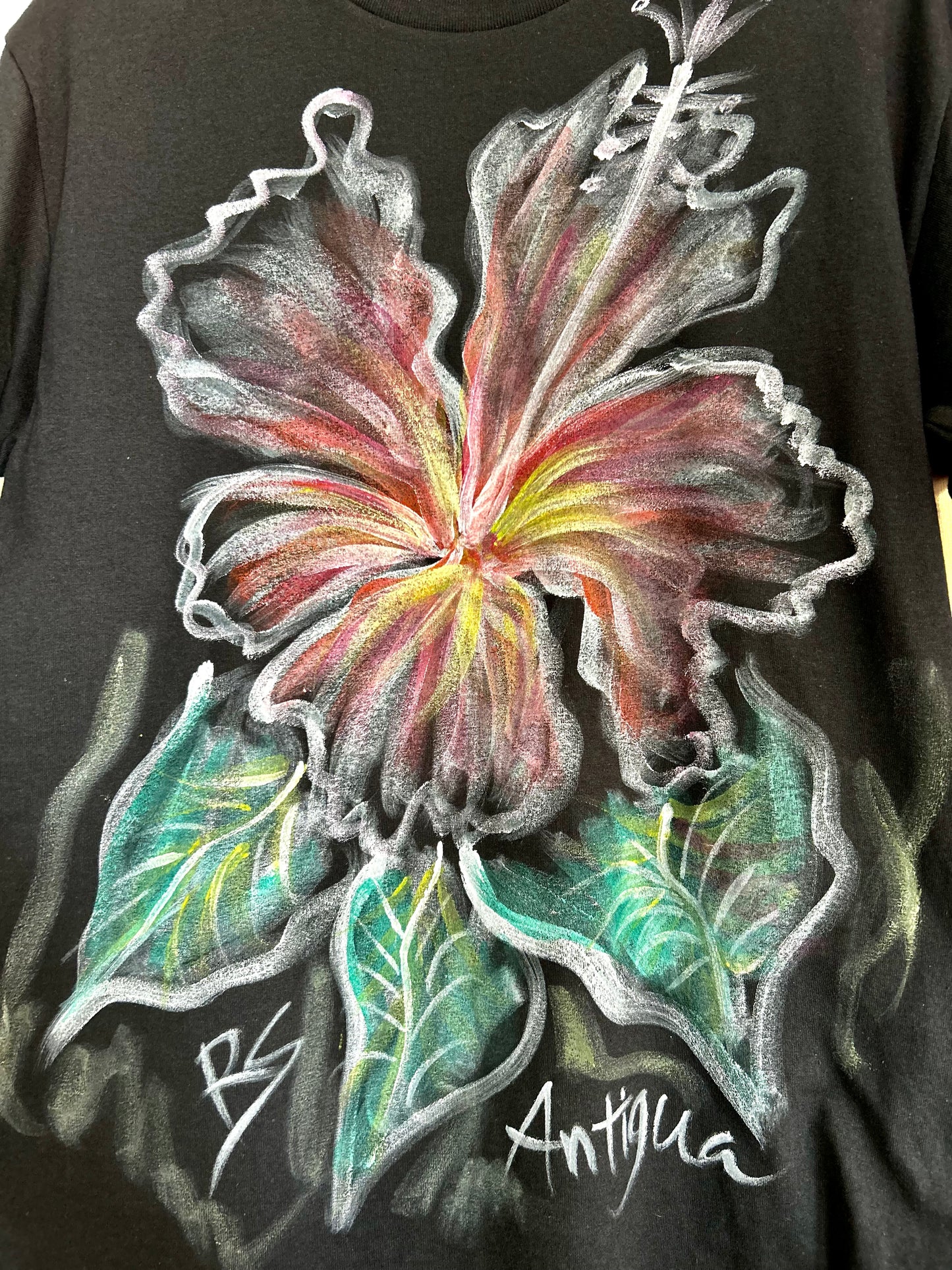 Hibiscus Painted T-Shirts