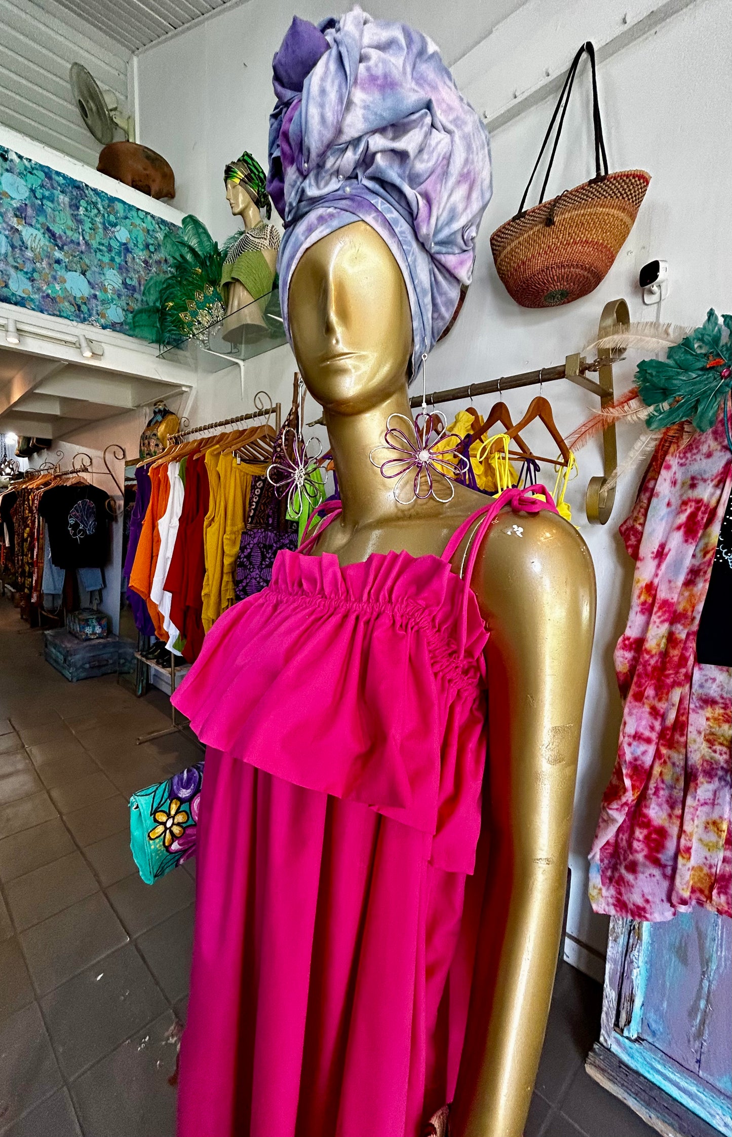A-Line Ruffle Dress