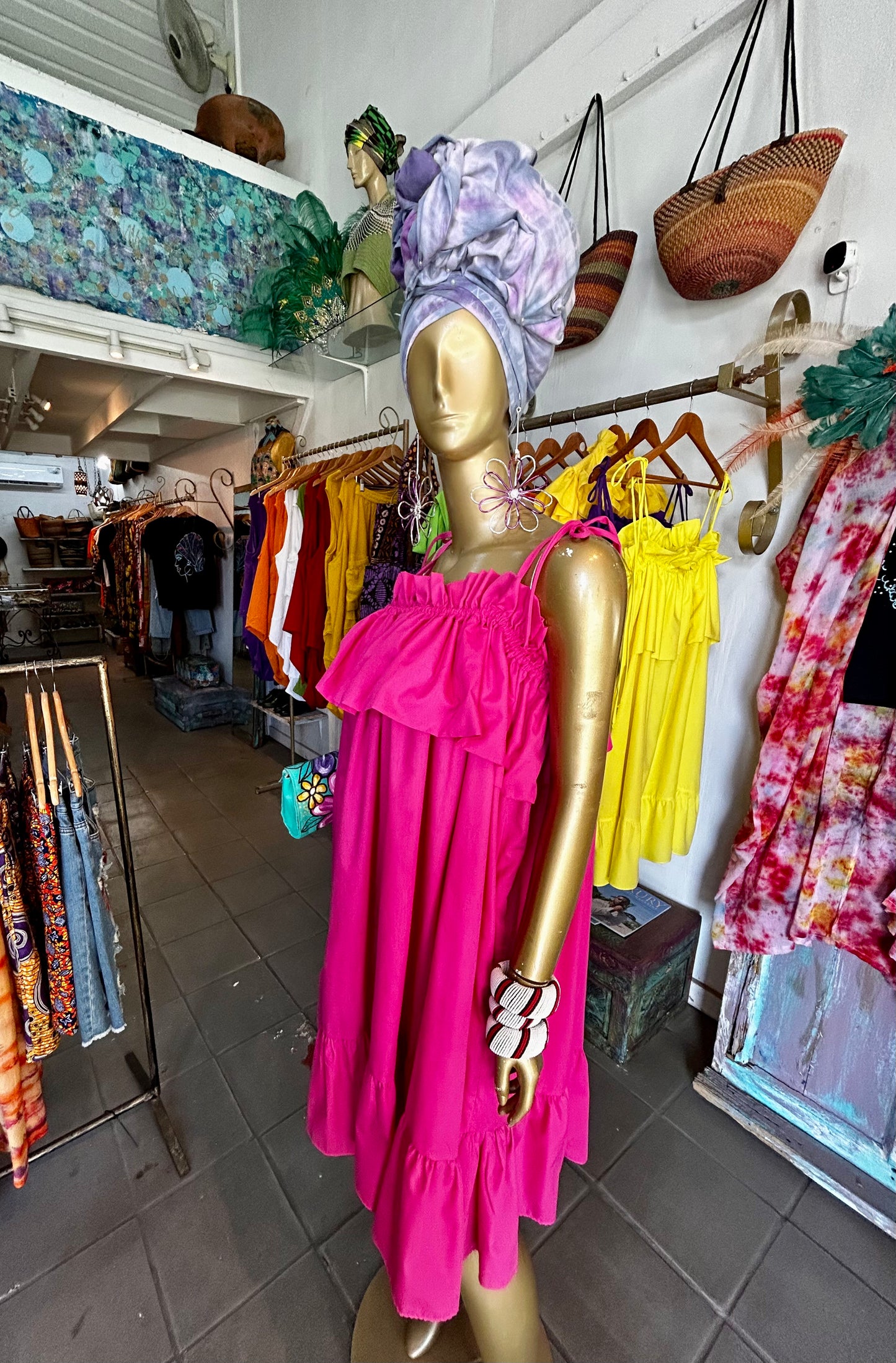 A-Line Ruffle Dress