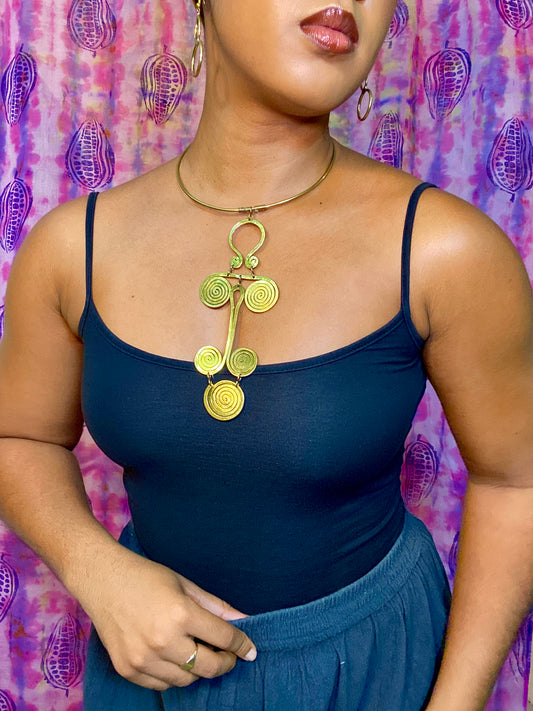 Brass Necklace Set