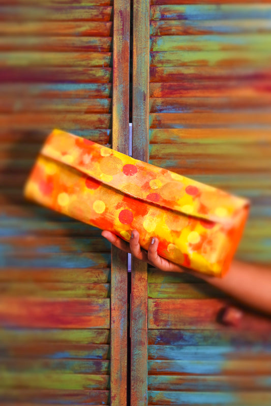 Small Painted Clutch