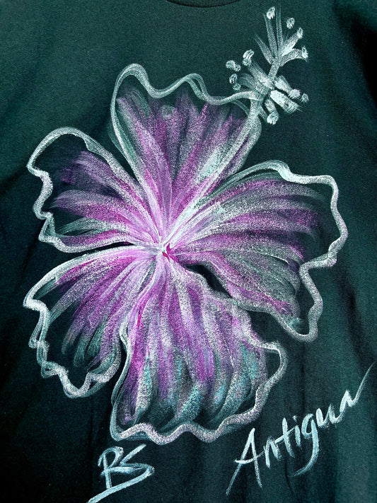 Hibiscus Painted T-Shirts