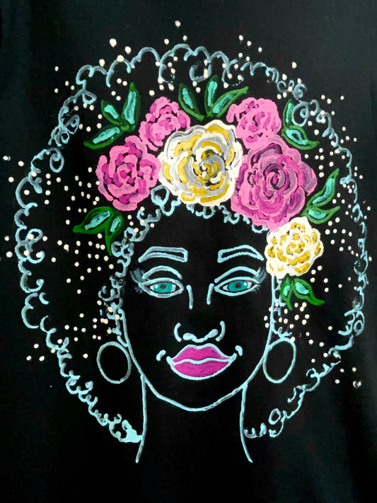 Fro Queens Painted T-Shirts