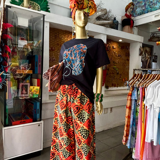 Check out how we styled our Painted Shirt  + Batik Print Pant during the 2025 Carnival Season